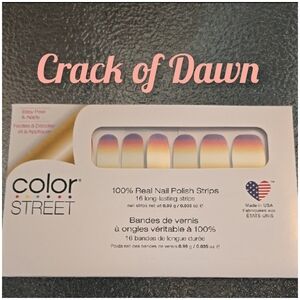Color Street - Retired "Crack of Dawn" Gradient Nail Polish Strips - NWT